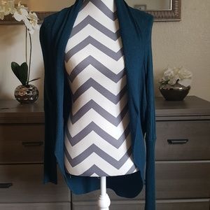 Forever 21 cardigan teal blue